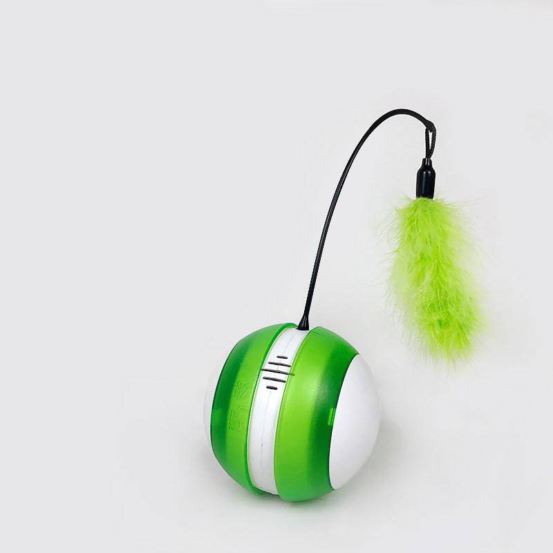 Balle Interactive USB – Jouet Lumineux & Automatique pour Chats - Montoutous