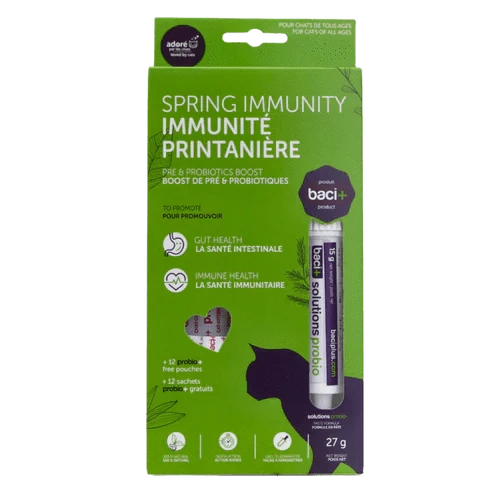 Trousse Immunité Printanière pour Chats – Pré & Probiotiques | Digestion & Défenses - Montoutous