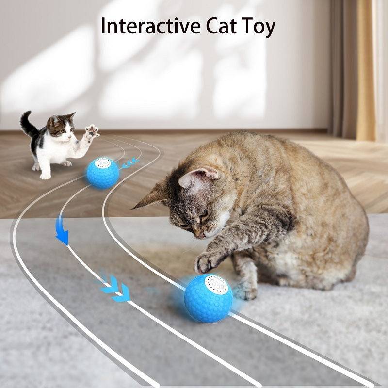 Balle Interactive Intelligente – Jouet Stimulant pour Chat - Montoutous