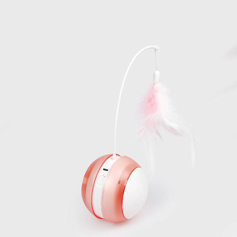 Balle Interactive USB – Jouet Lumineux & Automatique pour Chats - Montoutous