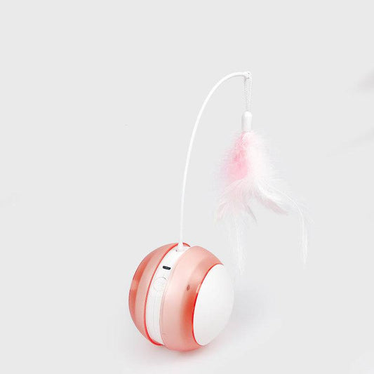 Balle Interactive USB – Jouet Lumineux & Automatique pour Chats - Montoutous