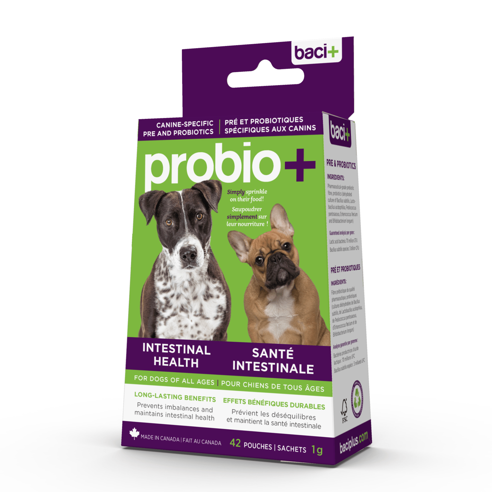 Probio+ – Pré & Probiotiques Naturels pour Chiens & Chiots - Montoutous