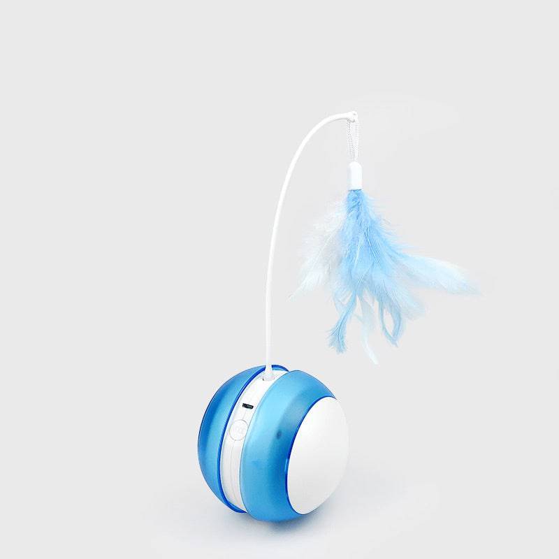 Balle Interactive USB – Jouet Lumineux & Automatique pour Chats - Montoutous