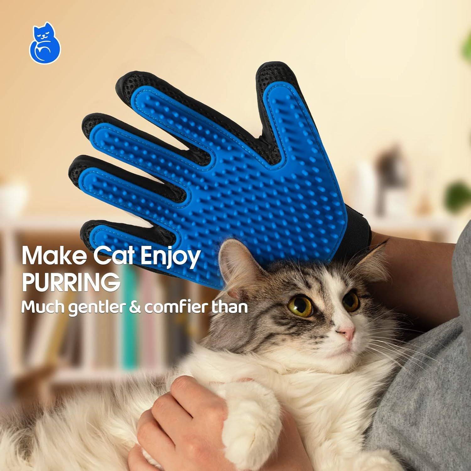 Gants de Toilettage Améliorés – Massage & Élimination des Poils - Montoutous