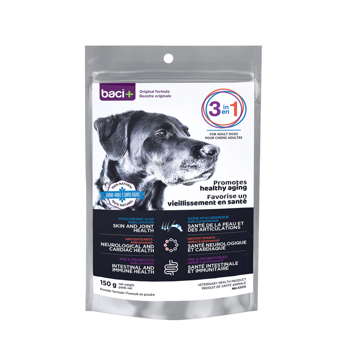 3en1 – Soutien Articulaire, Digestif & Cardiaque pour Chiens Seniors - Montoutous
