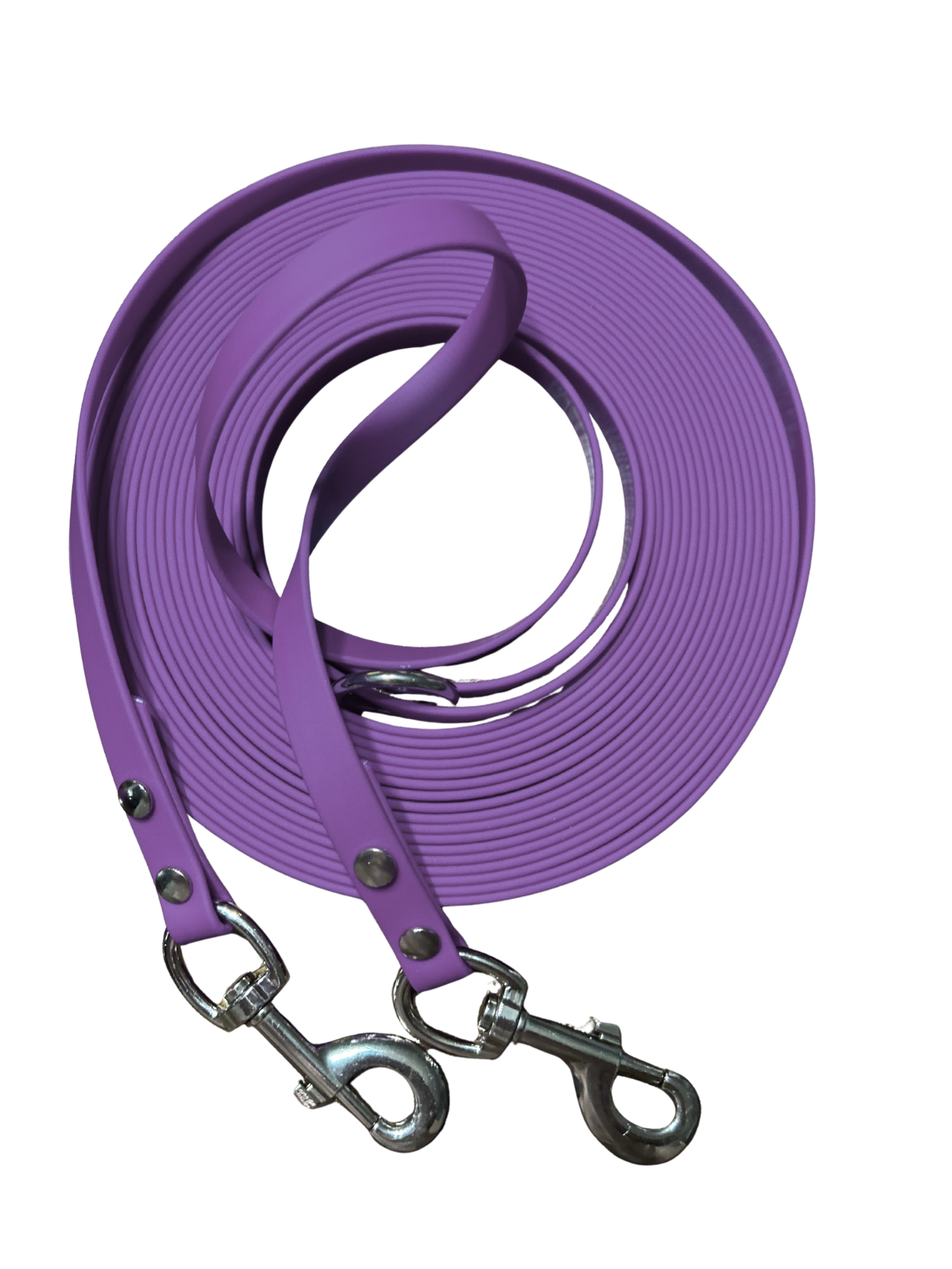 Longe TWO SNAP pour Chien en Biothane – Fait Main au Québec