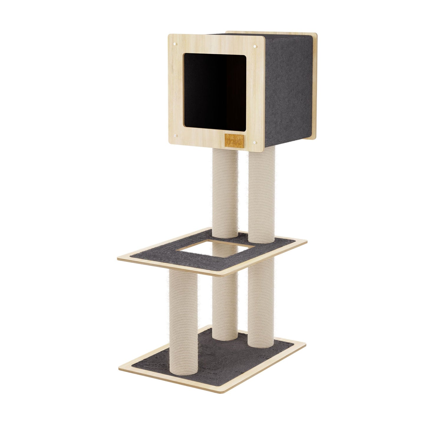 Arbre à Chat Deluxe The Hut – Aire de Jeu Écologique et Design