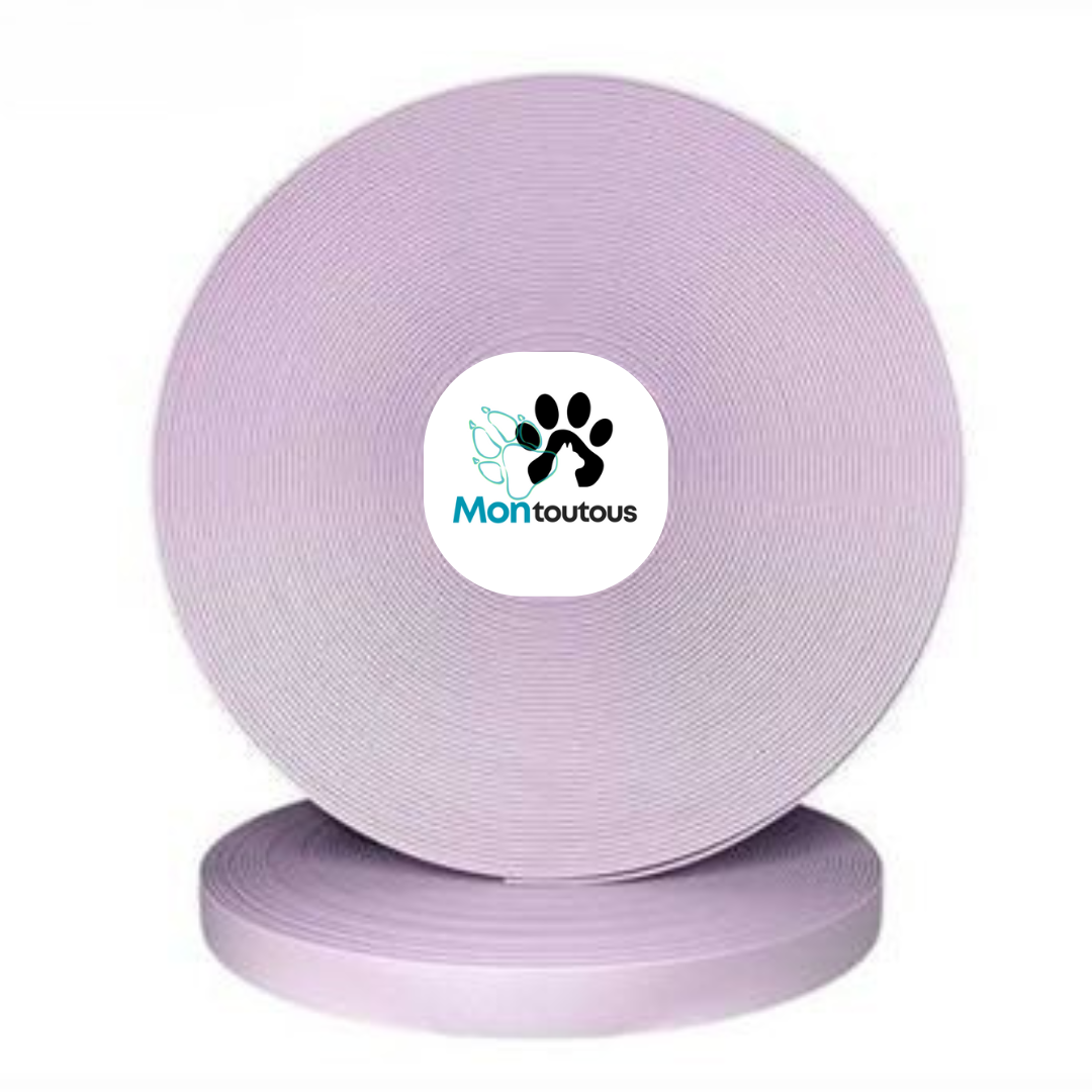 Collier 1’’ en Biothane pour chien – Attache noir- Fait Main au Québec - Montoutous