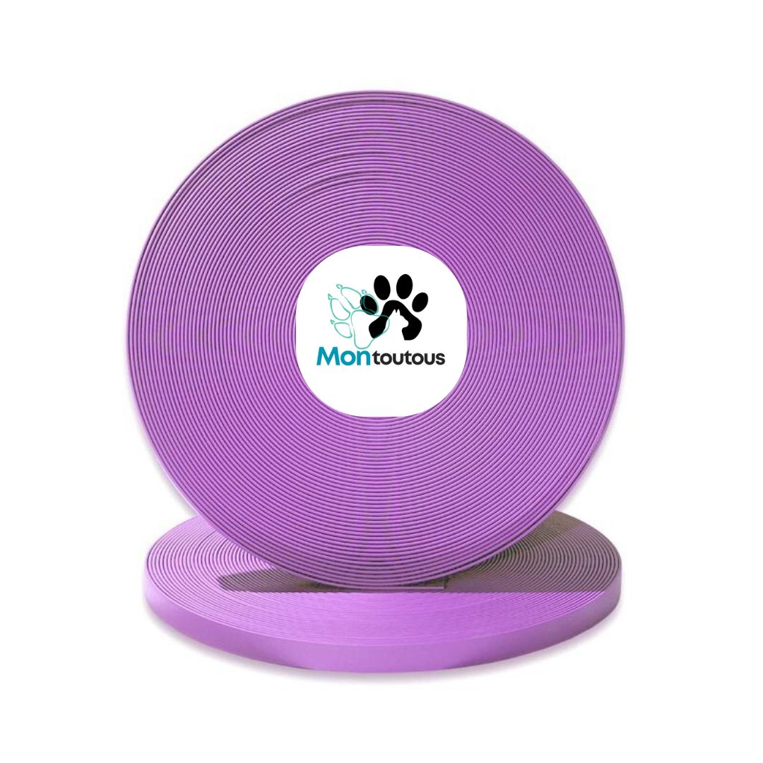 Laisse 3/4 (5 pied) pour Chien en Biothane – Fait Main au Québec - Montoutous