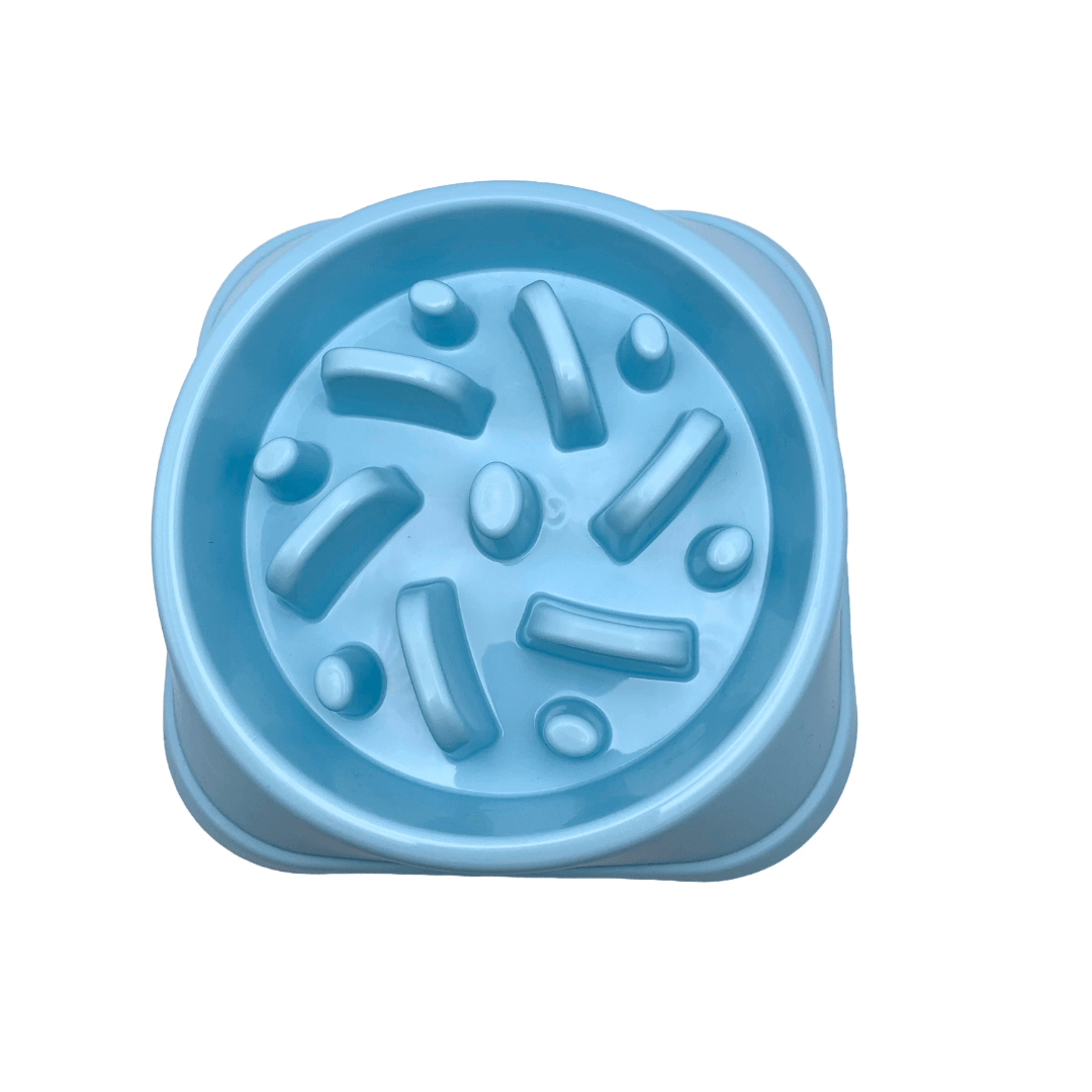 Bol ralentisseur en plastique bleu