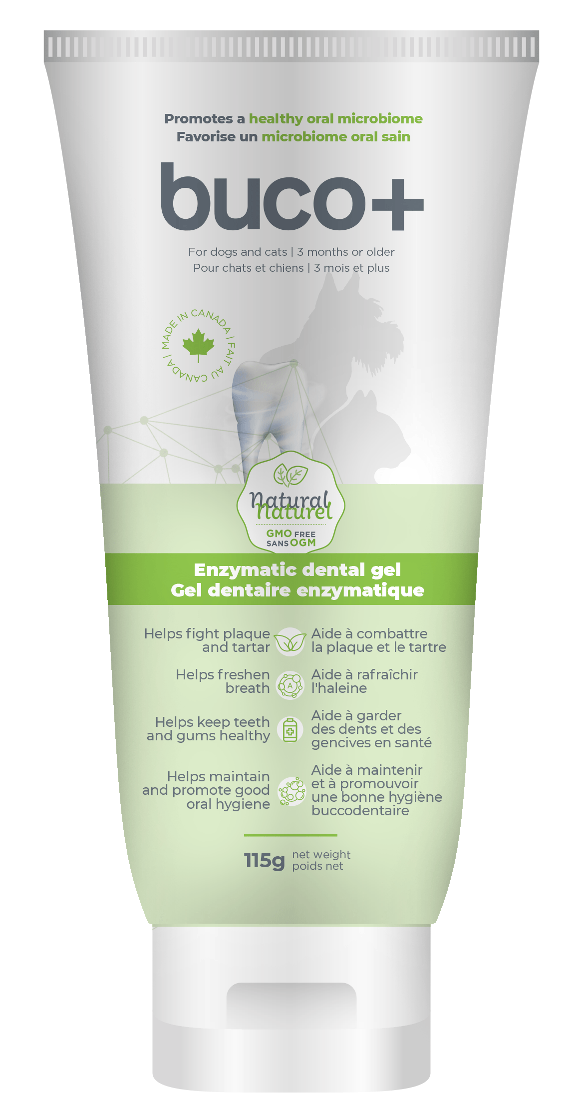 gel dentaire buco+ | soin enzymatique | chats et chiens - Montoutous