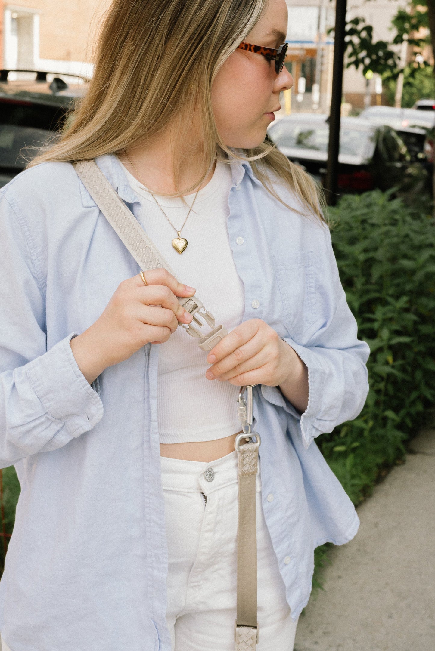 Ensemble Harnais, Collier et Laisse Main-Libre - Affogato