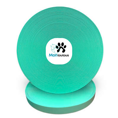Collier étrangleur 3/4 en Biothane pour chien – Attache "NICKEL"- Fait Main au Québec - Montoutous 