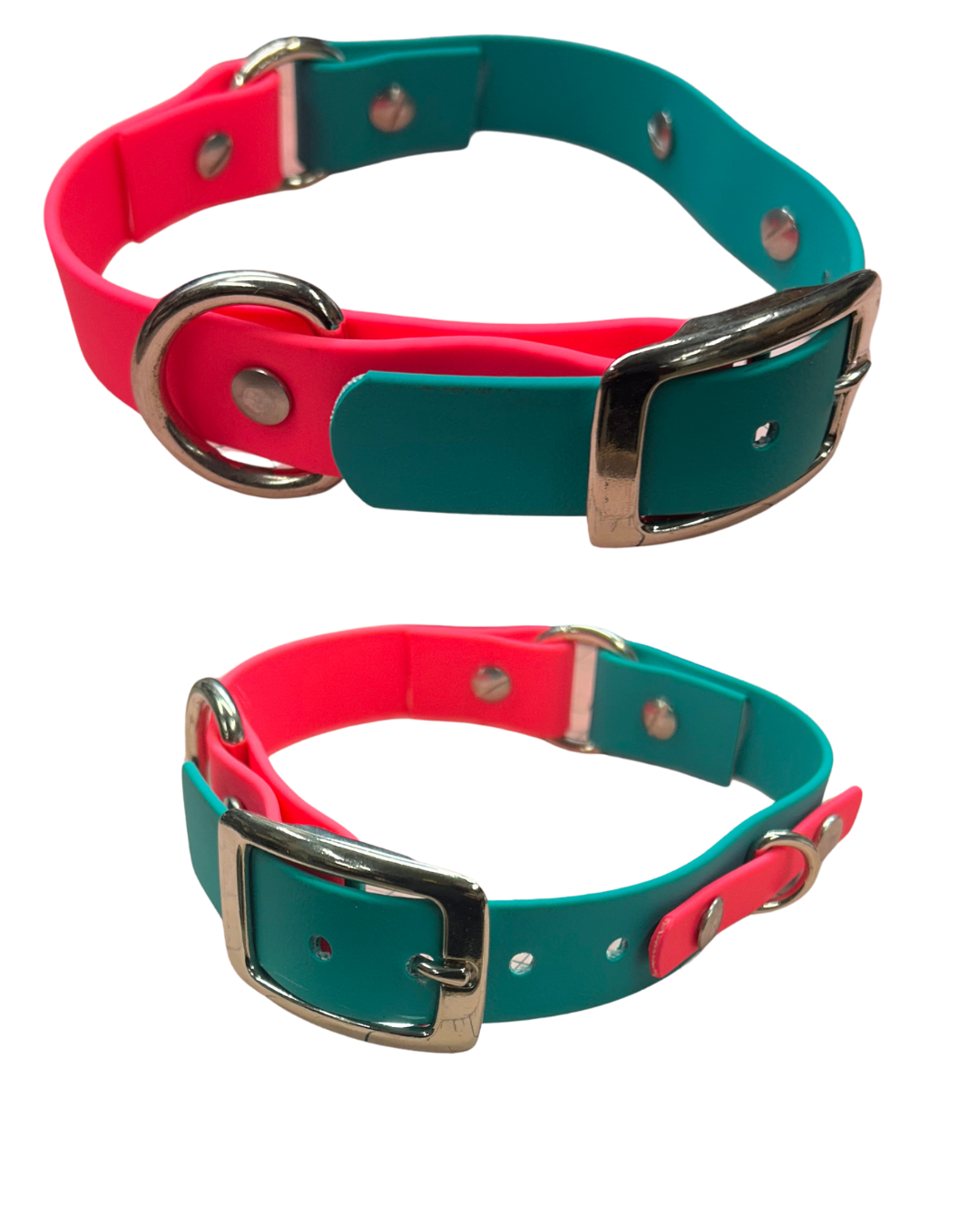 Collier 1' en Biothane "Édition Limitée" 2 Couleurs pour Chien – Fait Main au Québec