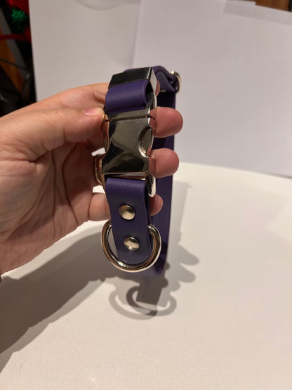 Collier en Biothane pour chien – Boucle en aluminium à attache rapide