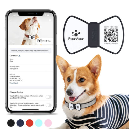 Étiquette Intelligente QR pour Chiens et Chats