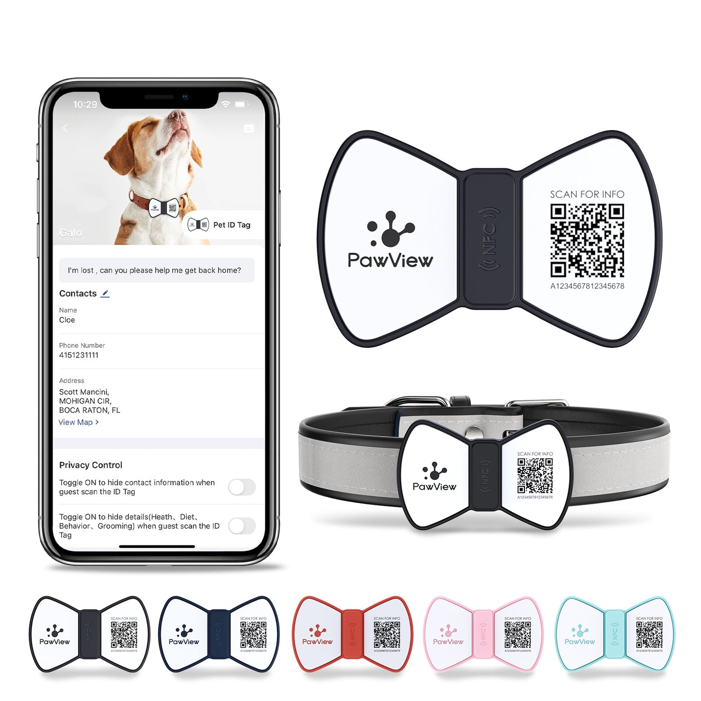 Étiquette Intelligente QR pour Chiens et Chats