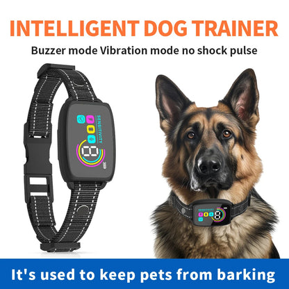 Collier Anti-Aboiement Intelligente Rechargeable pour Chiens