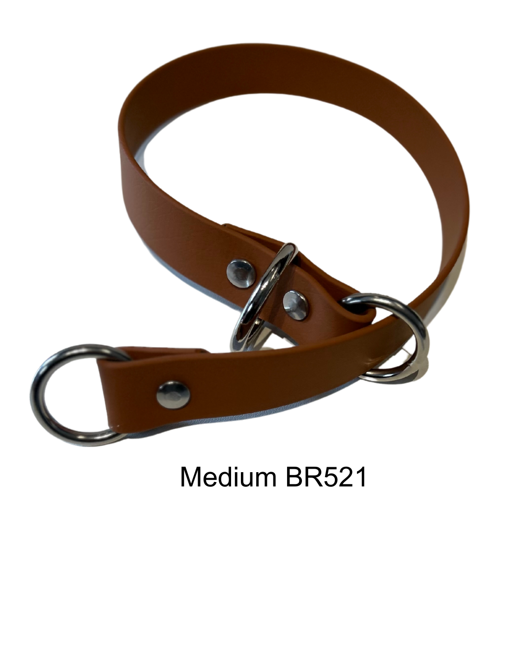Collier étrangleur 3/4 en Biothane pour chien – Attache "NICKEL"- Fait Main au Québec - Montoutous 
