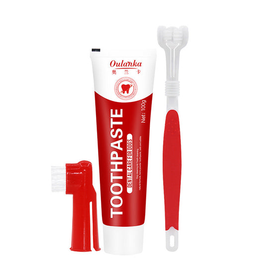 Pâte Dentifrice et Brosse à Dents pour Chiens