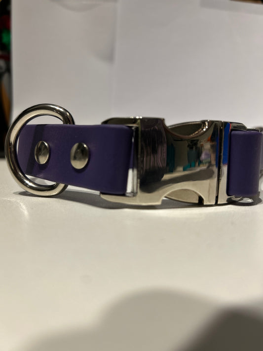 Collier en Biothane pour chien – Boucle en aluminium à attache rapide