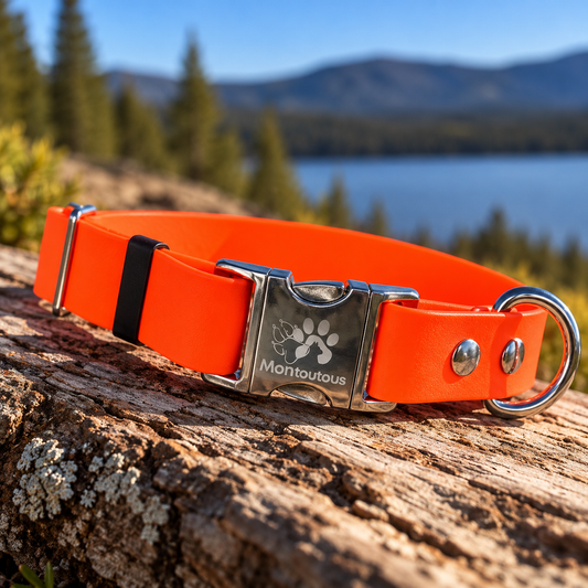 Collier pour chien en BioThane – Attache rapide aluminium