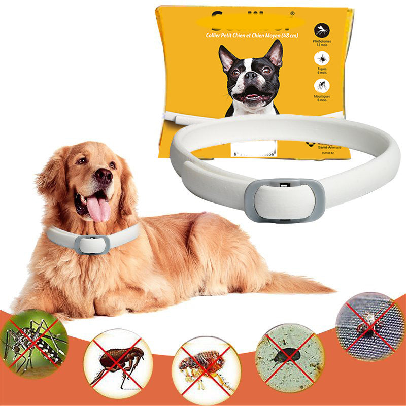 Collier Anti-Insectes et Anti-Puces pour Chiens et Chats