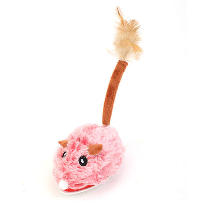 Souris Sonore en Peluche pour Chats