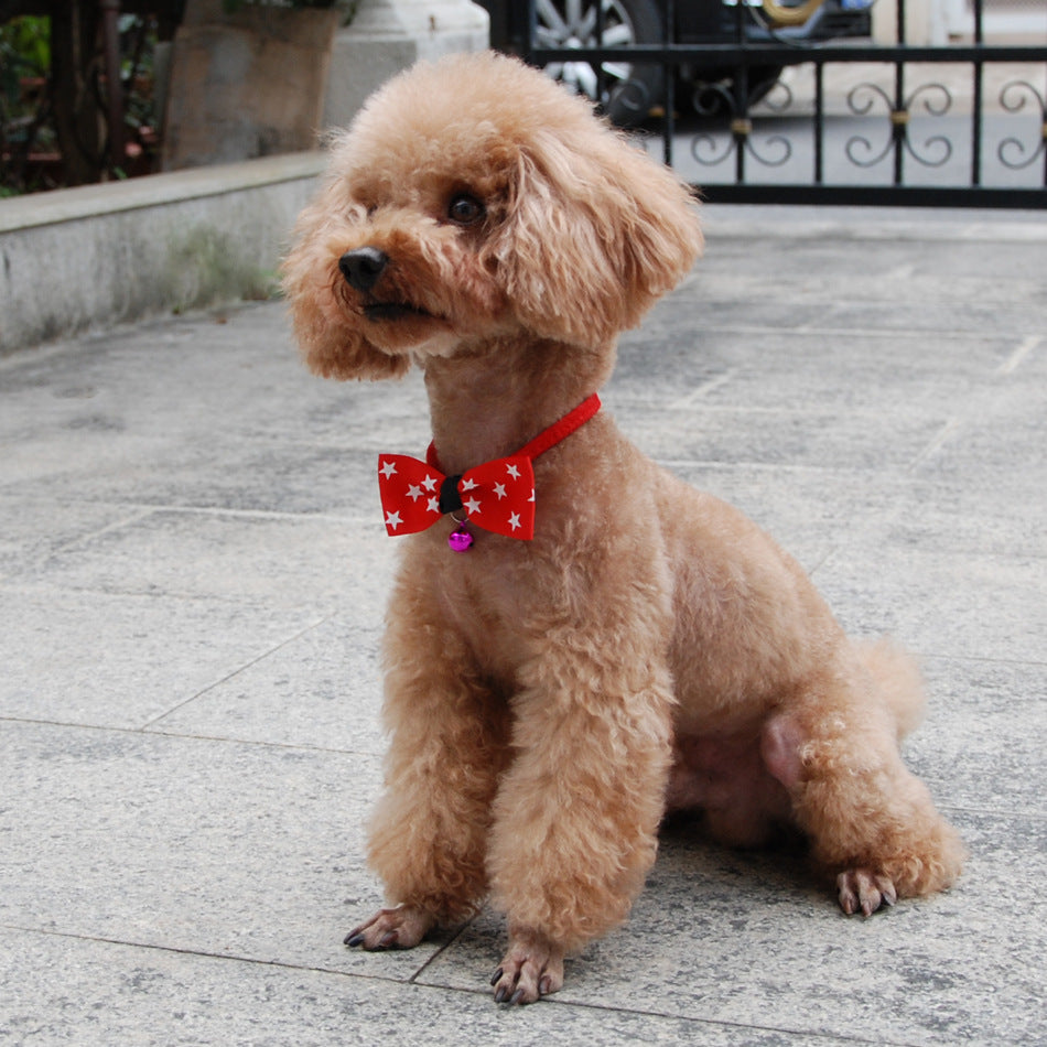 Nœud Papillon en Polyester pour Chiens et Chats