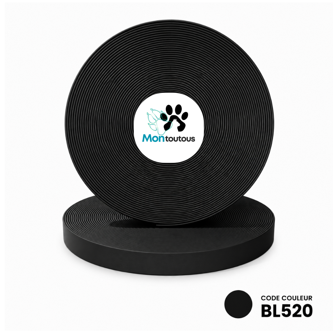 Licou de toilettage en BioThane pour chien 19" et 21" | Fait main au Québec