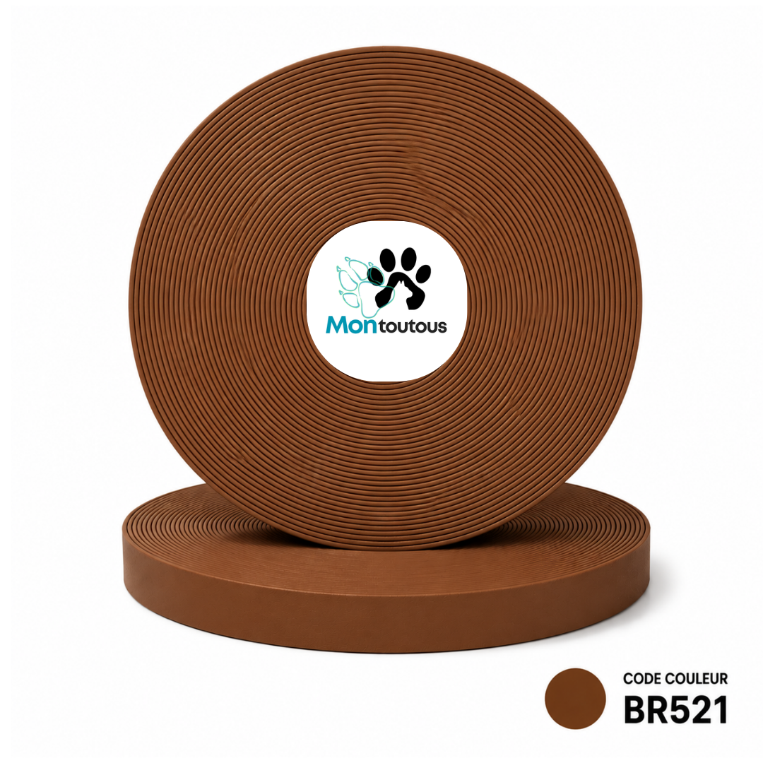 Licou de toilettage en BioThane pour chien 19" et 21" | Fait main au Québec