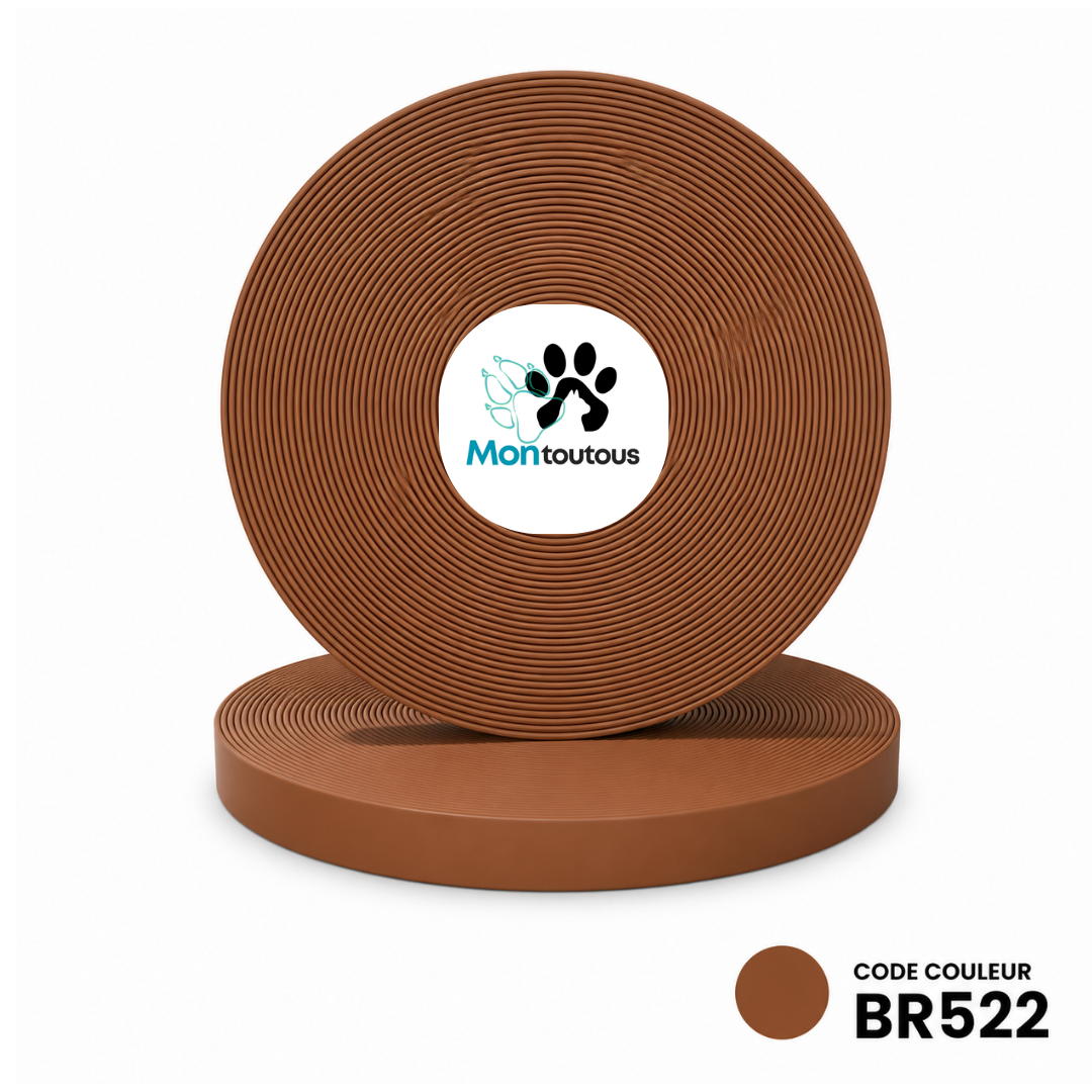 Licou de toilettage en BioThane pour chien 19" et 21" | Fait main au Québec