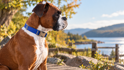 Collier pour chien en BioThane – Attache rapide aluminium