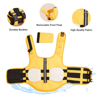 Veste de sauvetage abeille jaune et noire pour chien – Sécurité et visibilité
