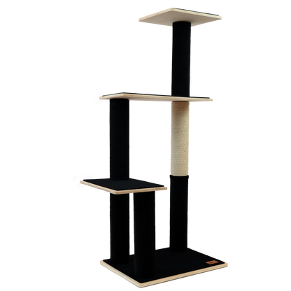 Arbre à Chat Noba – 3 Niveaux en Contreplaqué Moderne