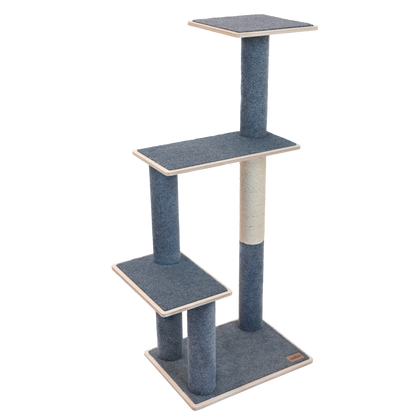 Arbre à Chat Noba – 3 Niveaux en Contreplaqué Moderne