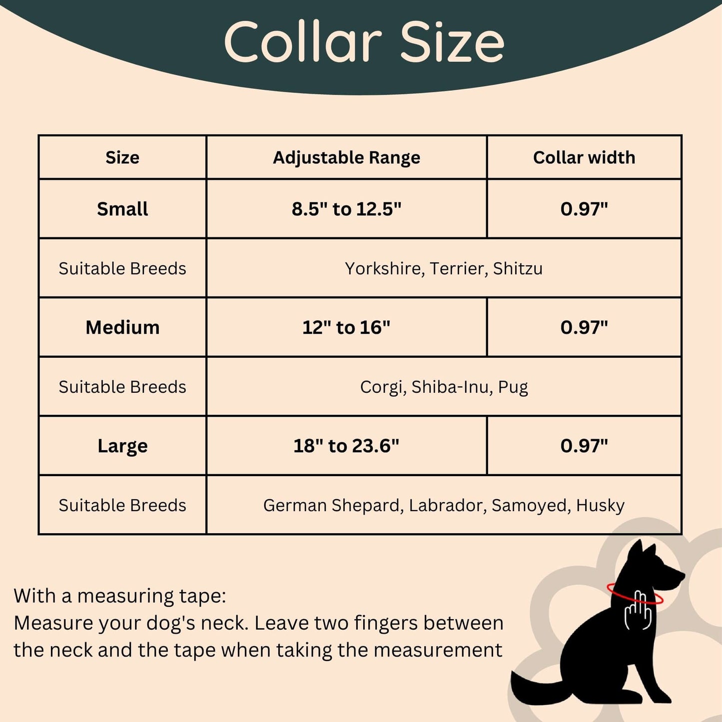 Collier pour chien imperméable – Série limitée| Quantité et couleurs limitées