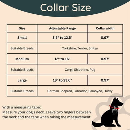 Collier pour chien imperméable – Série limitée| Quantité et couleurs limitées