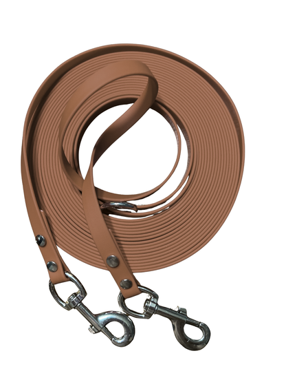 Longe TWO SNAP pour Chien en Biothane – Fait Main au Québec