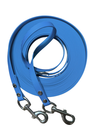 Longe TWO SNAP pour Chien en Biothane – Fait Main au Québec