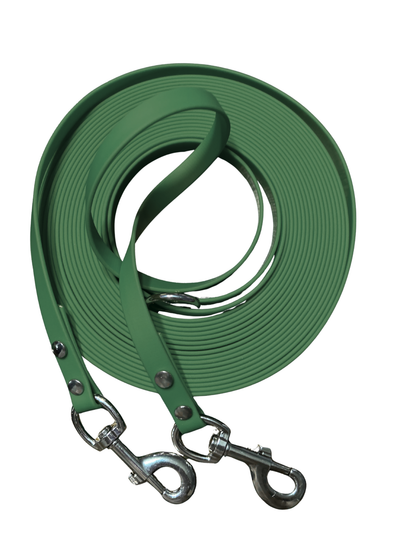 Longe TWO SNAP pour Chien en Biothane – Fait Main au Québec