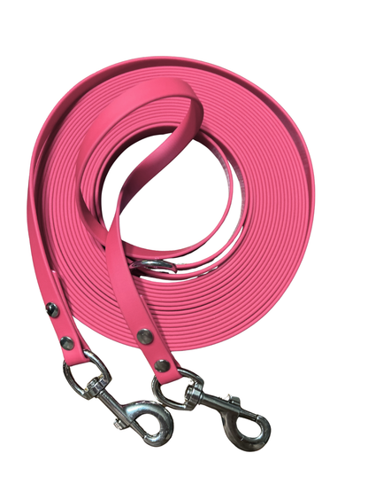 Longe TWO SNAP pour Chien en Biothane – Fait Main au Québec