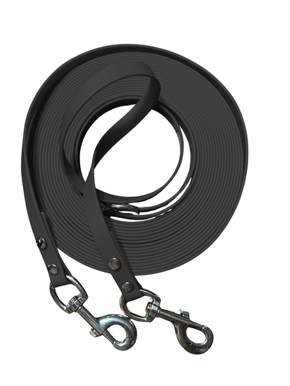 Longe TWO SNAP pour Chien en Biothane – Fait Main au Québec