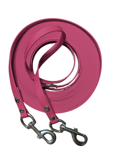 Longe TWO SNAP pour Chien en Biothane – Fait Main au Québec