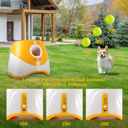 Lance-balles automatique pour chien – Jouet interactif et intelligent