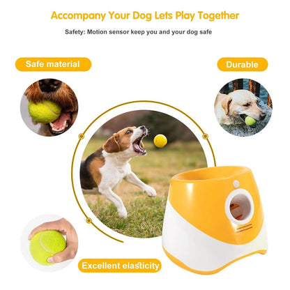 Lance-balles automatique pour chien – Jouet interactif et intelligent