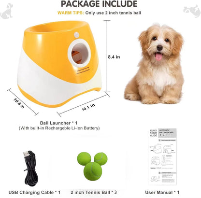 Lance-balles automatique pour chien – Jouet interactif et intelligent