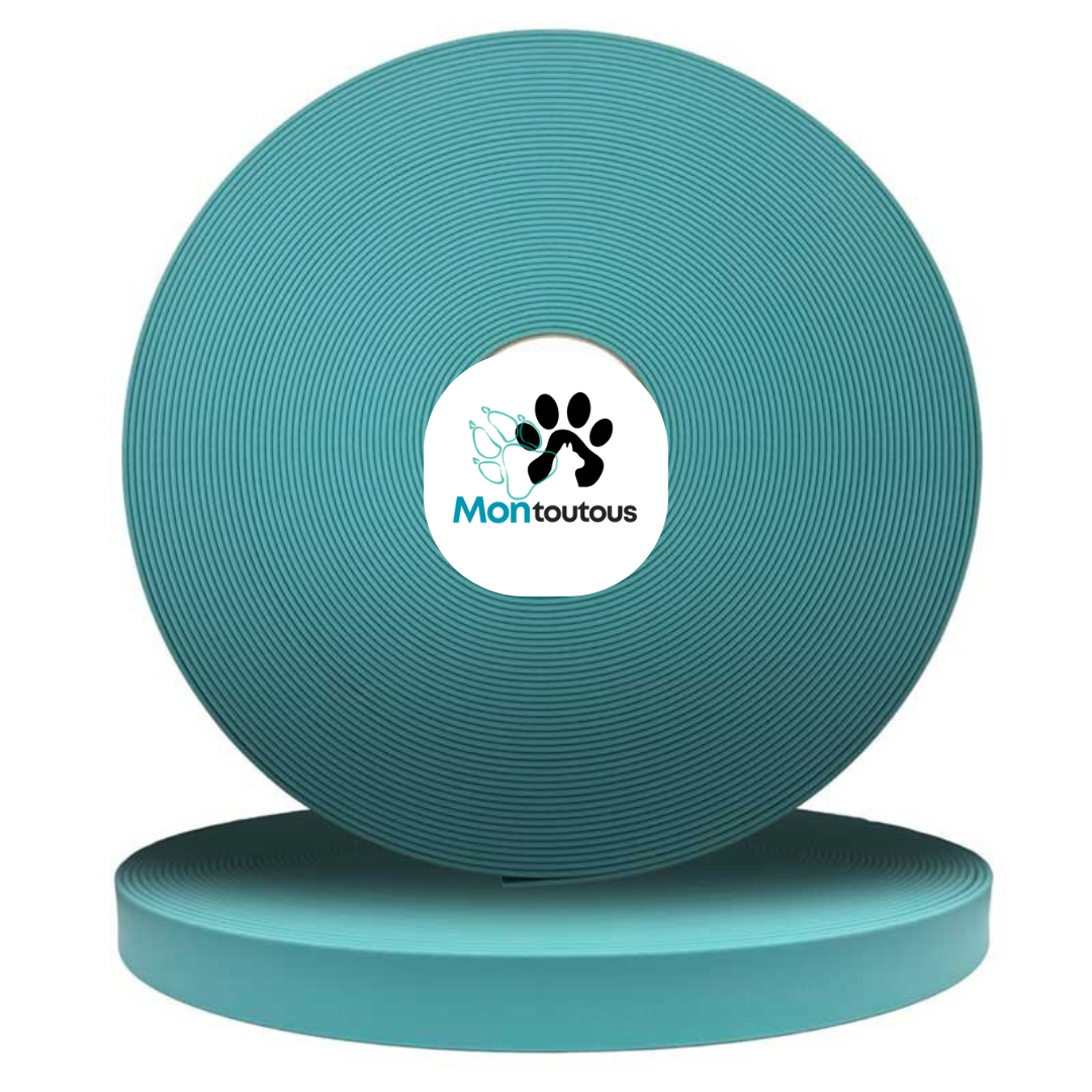 Longe / laisse - 3/4 - (50 pied) pour Chien en Biothane – Fait Main au Québec - Montoutous 