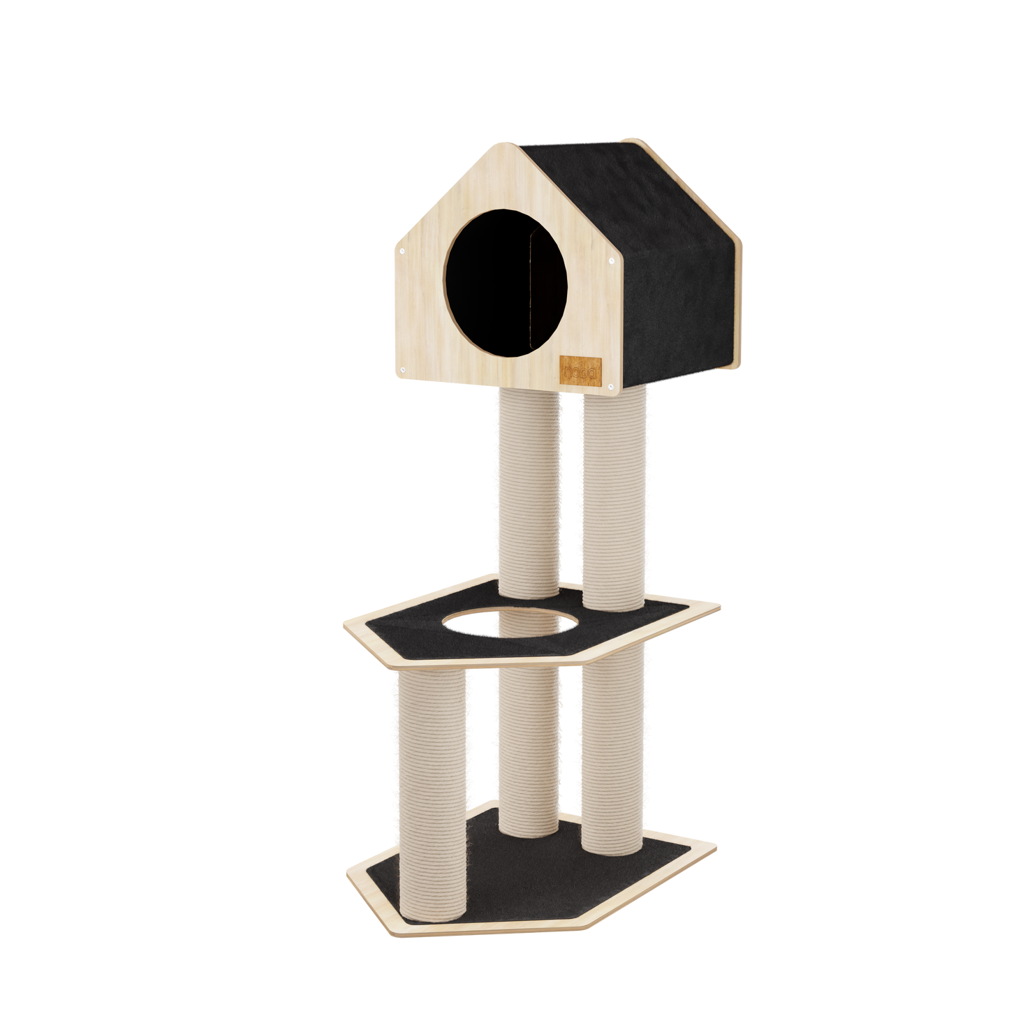 Arbre à Chat Condo Deluxe – Aire de Jeu Design et Écologique