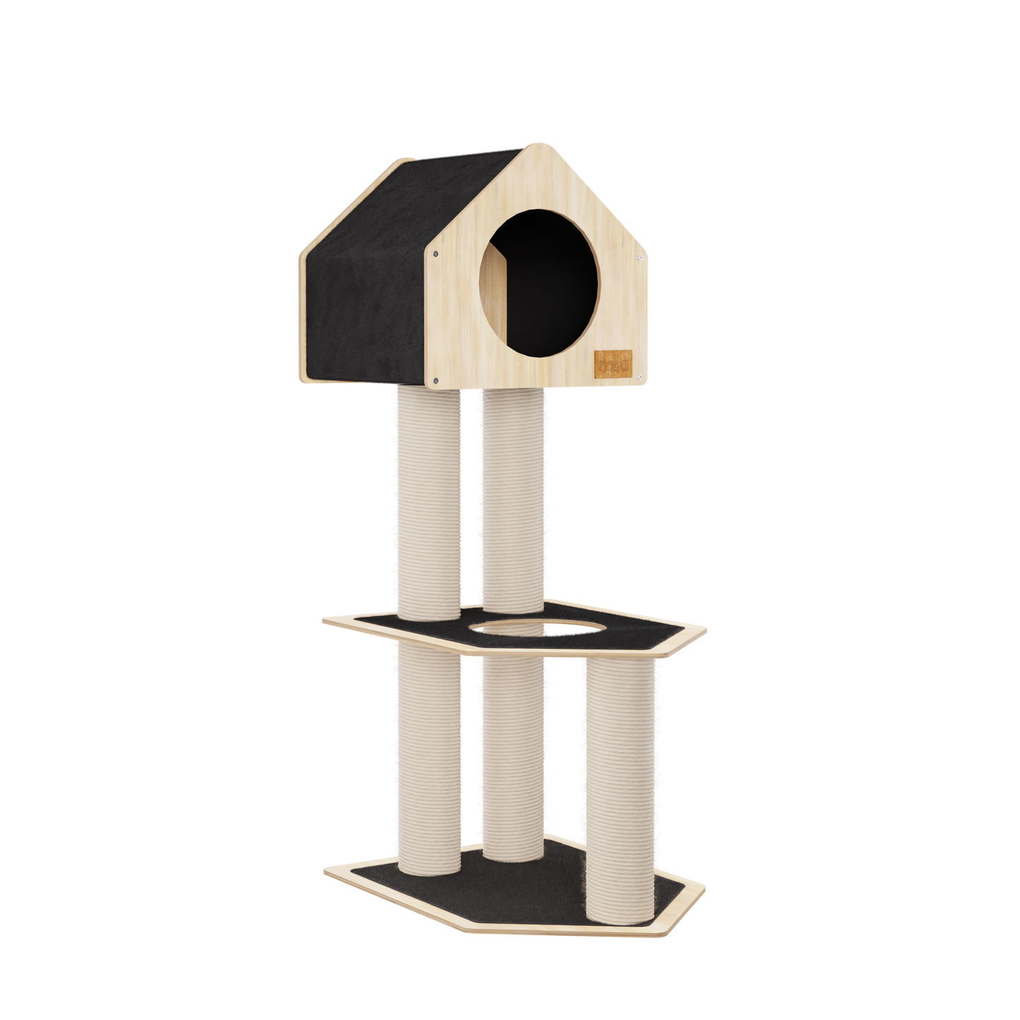 Arbre à Chat Condo Deluxe – Aire de Jeu Design et Écologique